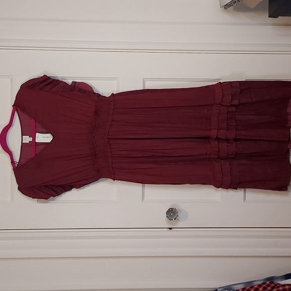 Roan + Ryan Talulah Holiday Dress in Wine - Picture 4 of 12